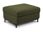 Bohometop - Ottoman with storage in green structured fabric - 87x72x46cm 67944LPEU