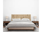 Bohometop Recycled Wood Headboard, Bohometop Vertical Pallet Style, 145x46 cm, Fits 135/140 cm Beds - Cambrian Wood 19894SSXM