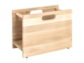 Natural Beech Wood Magazine Rack 40cm 55793HQUA