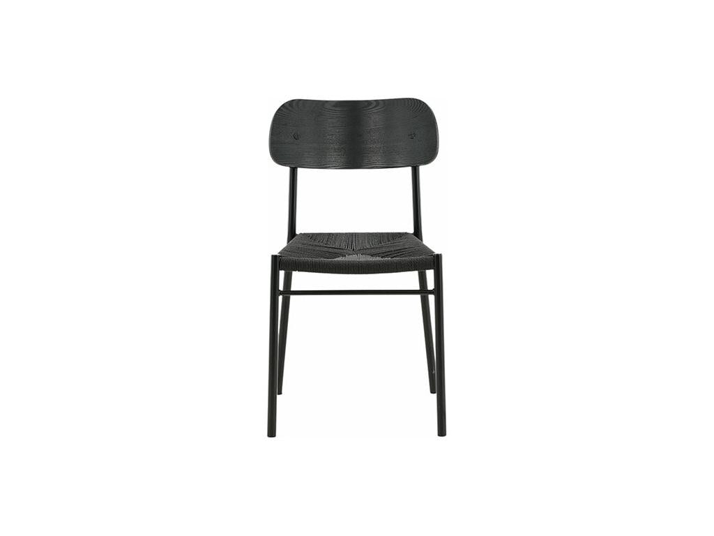 Bohometop black dining chair. 07801FKID