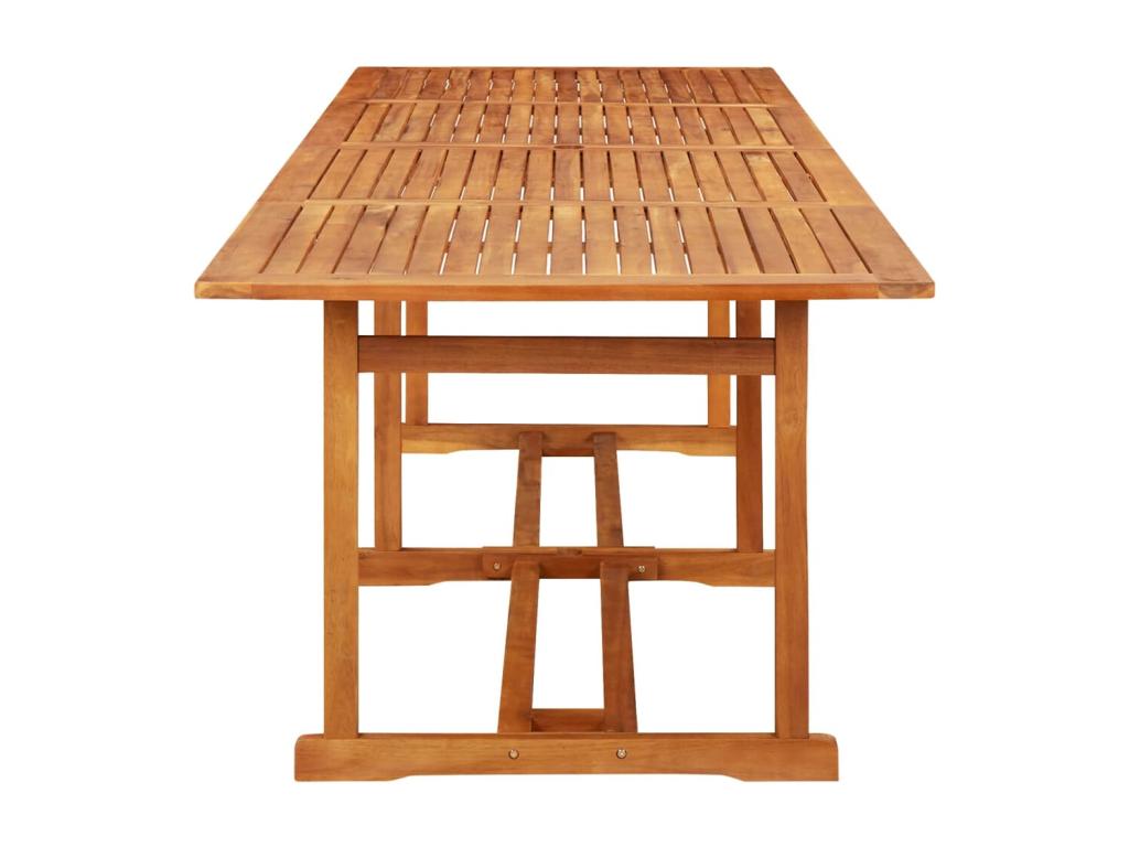 13-piece garden dining set in solid wood from Homelumiere