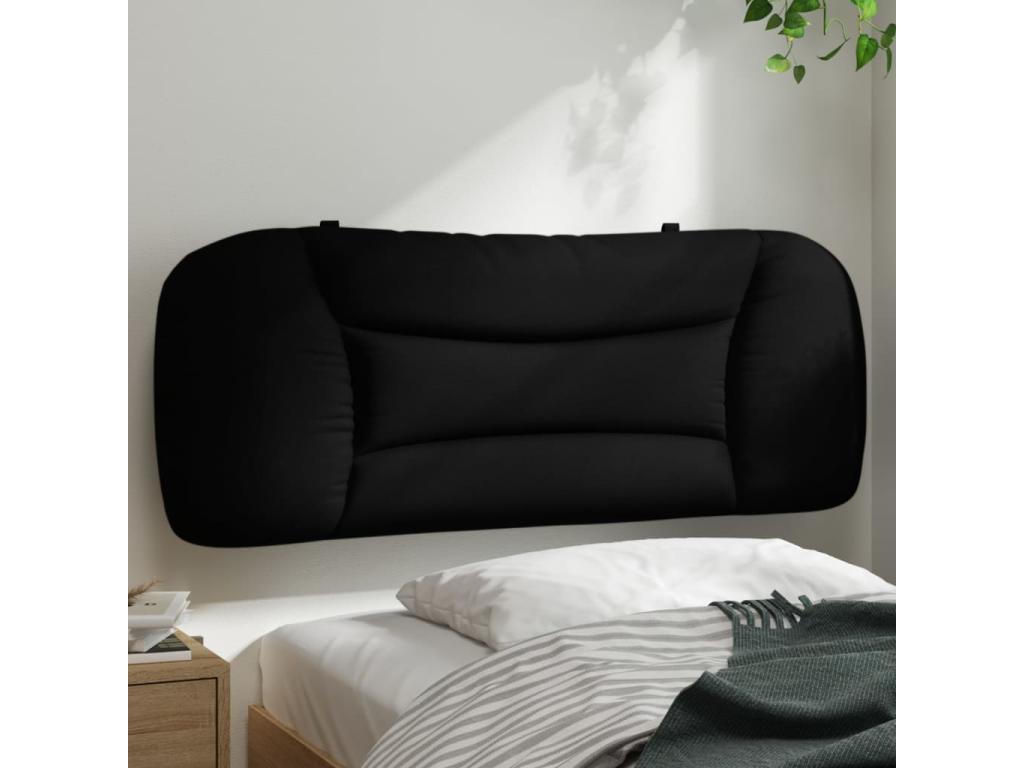 Black headboard cushion 100cm fabric 87176IAPV