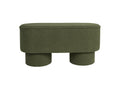 Bohometop - Round Fabric Bench Bohometop L93cm Colour - Khaki Green 07440OSXQ