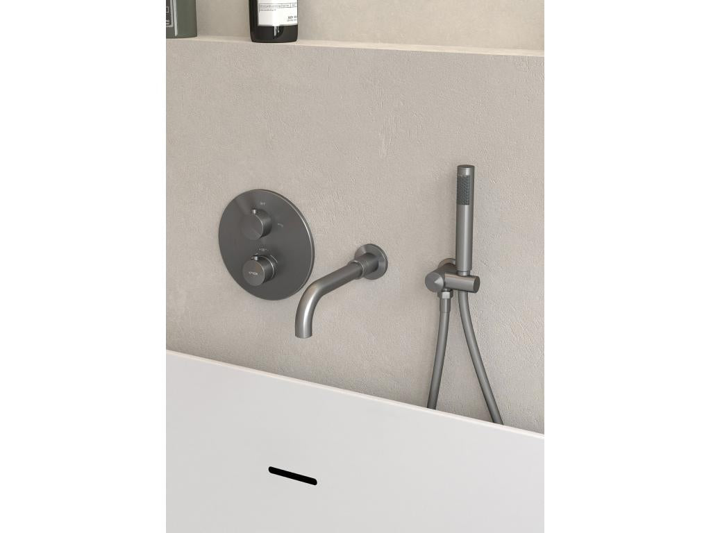 Bohometop 34830NBRW Gun Metal Concealed Thermostatic Bath Mixer