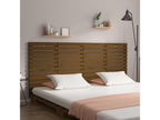 Wall-mounted headboard, honey brown, 166x3x91.5 cm, solid pine wood, 78393EHZT