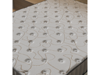 Bohometop 90x190 cm Foam Mattress and Bed Base Set (22cm Thick) and White Fabric Bed Base (90275NNDN)