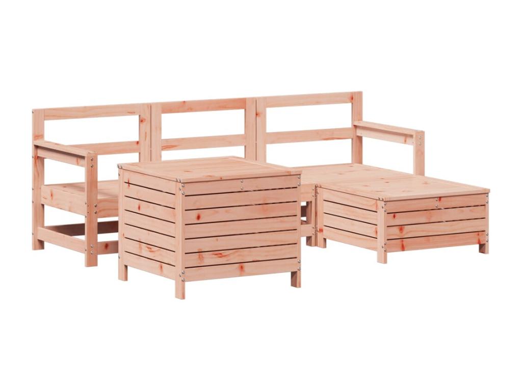 Bohometop 5-piece solid fir wood garden furniture set 17510TDCZ