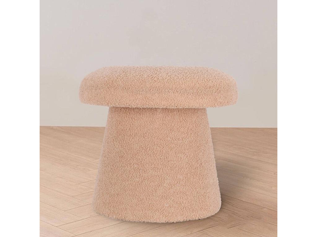 Mushroom stool 'Bohometop' Bohometop beige 43x38cm 79714FIMZ