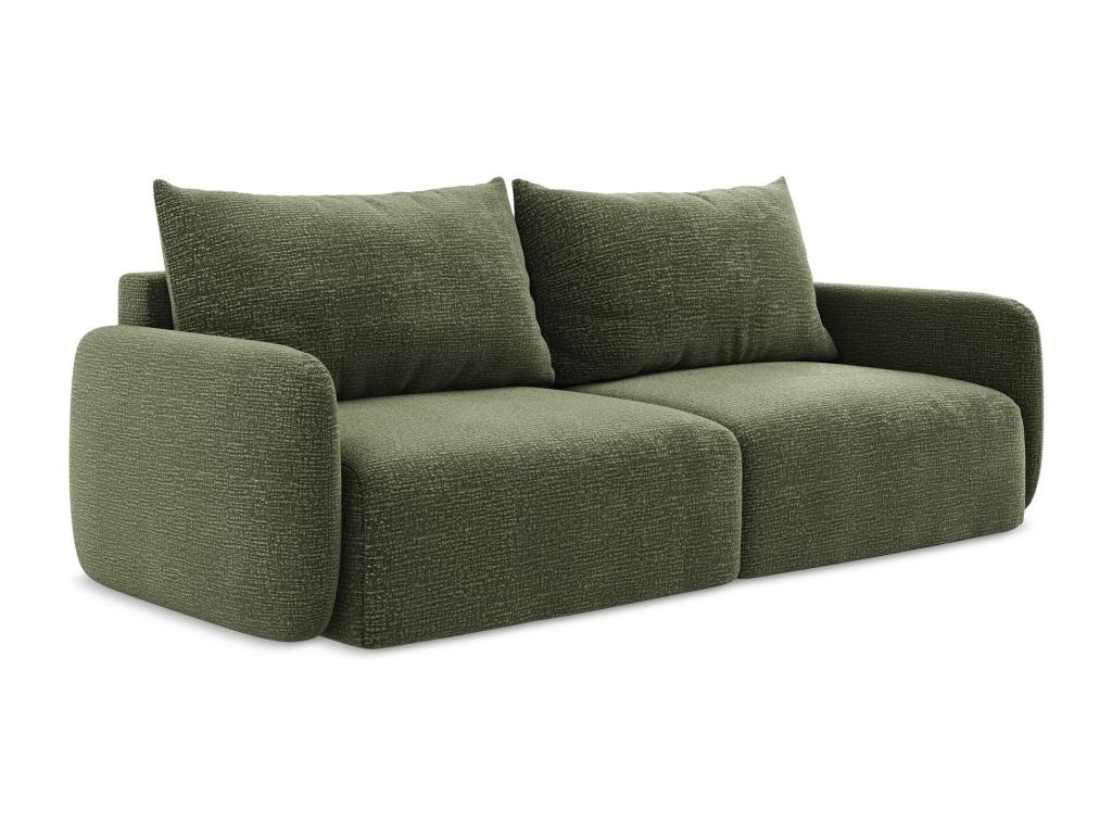 Bohometop 3-seater convertible sofa - olive - Bohometop 99000RNEH