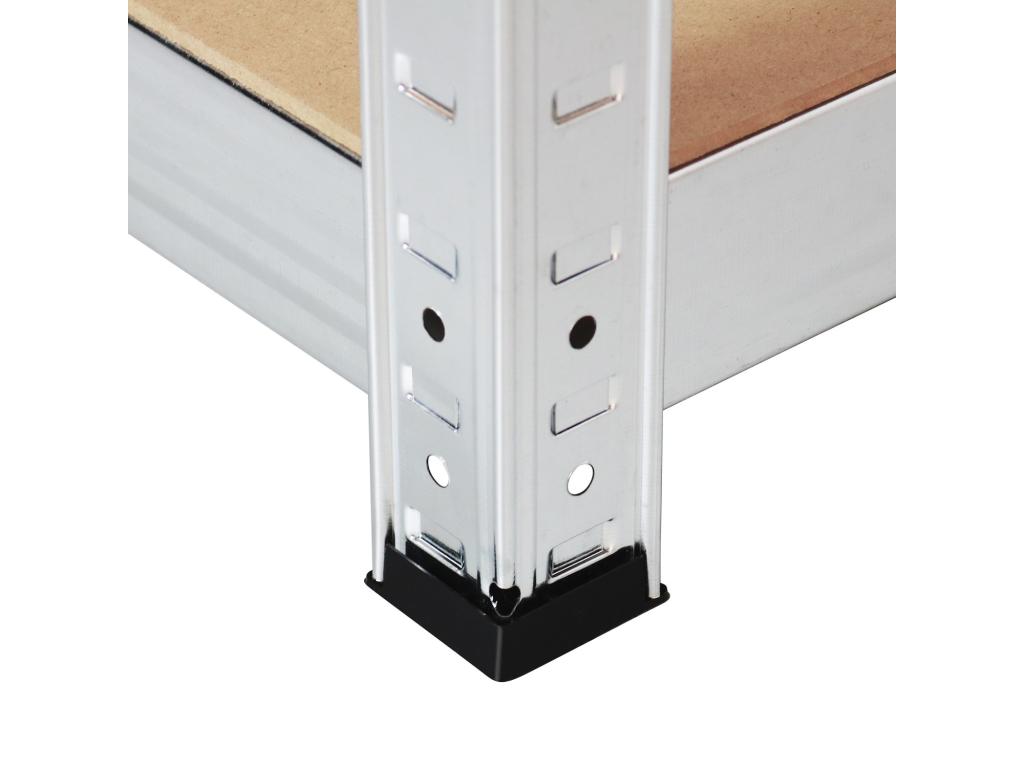 Pack of 3 modular shelves with 5 adjustable shelves, 180x40x40cm, 175Kg, Bohometop 38787VHPT