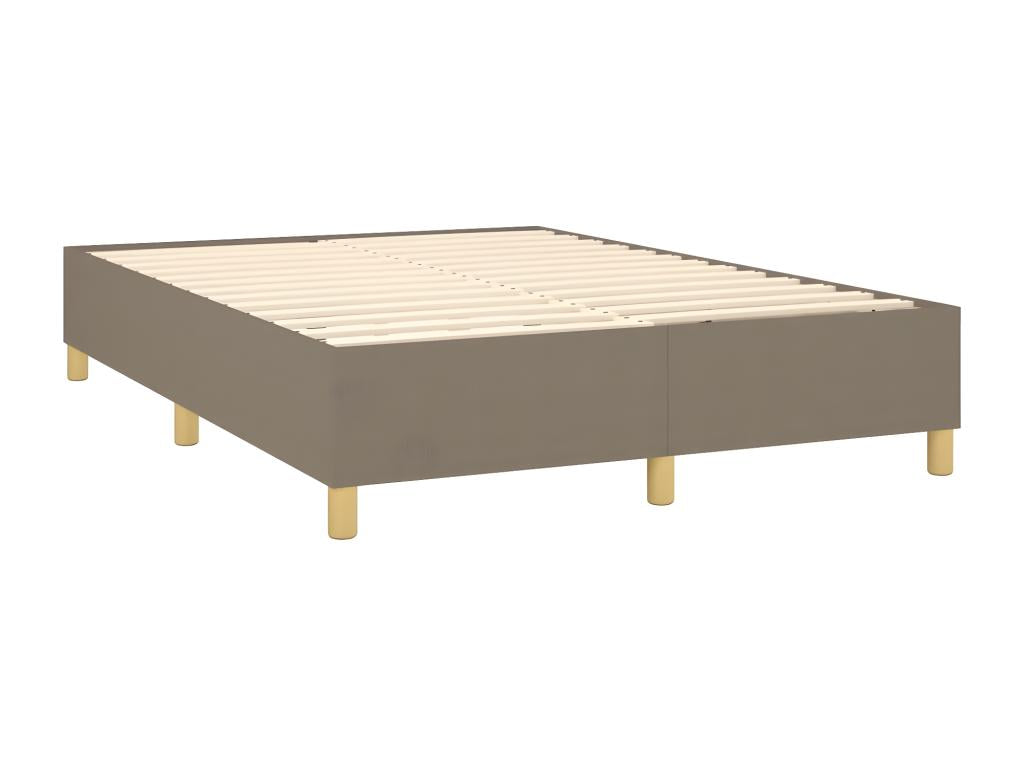 Bohometop 140x200 cm upholstered bed base with mattress, fabric 07133YCAV