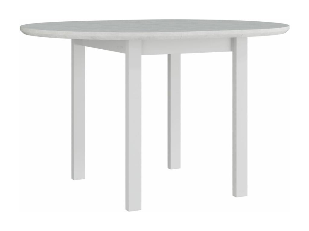Bohometop 107 White Table 76cm Extension Natural Wood Veneer Wood 94652SBLU