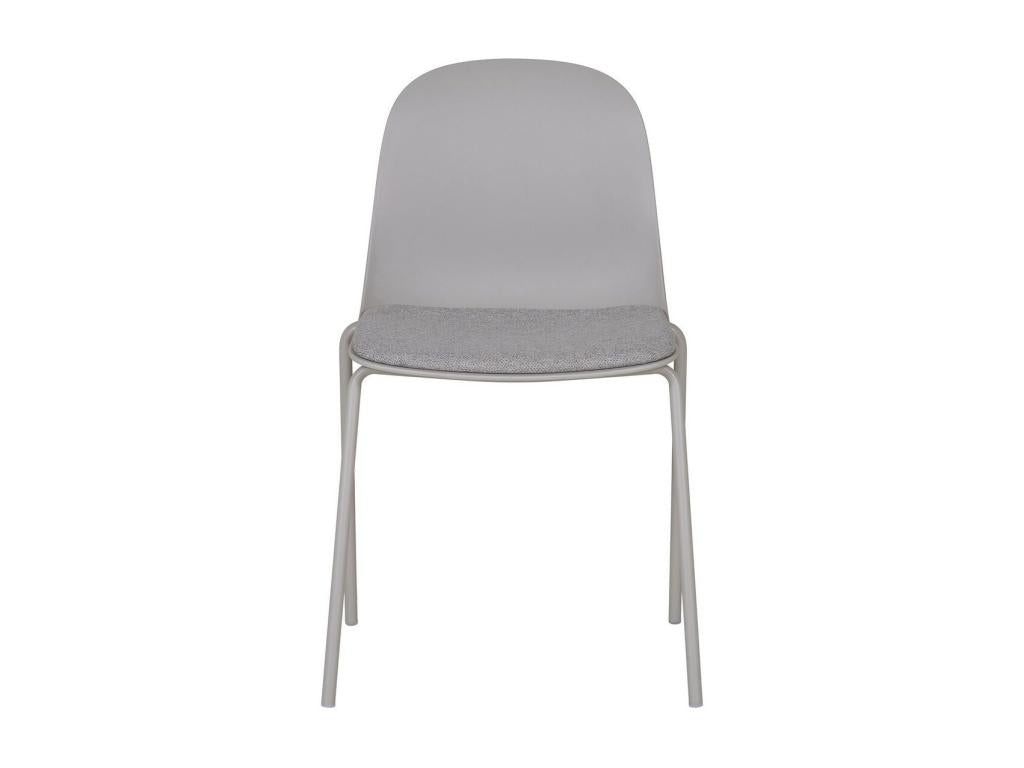 Set of 2 Bohometop Chairs Gray 50x53x85 cm Bohometop 60735VFTC