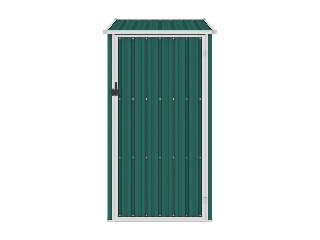 Green Garden Shed 87x98x159 Galvanized Steel 79636YCAA
