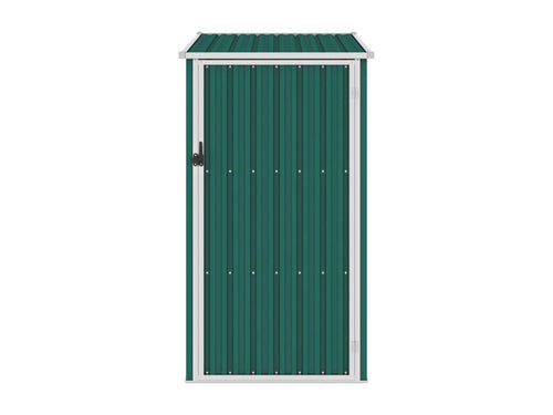 Green Garden Shed 87x98x159 Galvanized Steel 79636YCAA