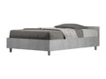 Bohometop 76673DCMX Single Bed with Storage, 120x190cm, Concrete Grey