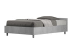 Bohometop 76673DCMX Single Bed with Storage, 120x190cm, Concrete Grey