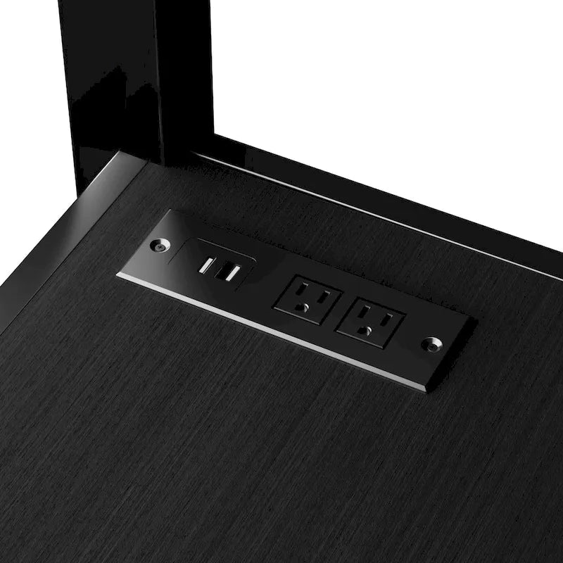 Full Loft Bed with Desk, Wardrobe, LED, USB