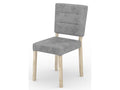 Bohometop modern chair in light wood with choice of fabric. Bohometop 27124 83187DBPS