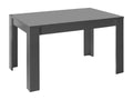 Bohometop - Extendable Dining Table, Carbon Grey Lacquered Finish 61412VCFP