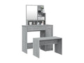 Bohometop grey dressing table set 86.5x35x136 cm 19101YPPF