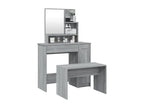 Bohometop grey dressing table set 86.5x35x136 cm 19101YPPF