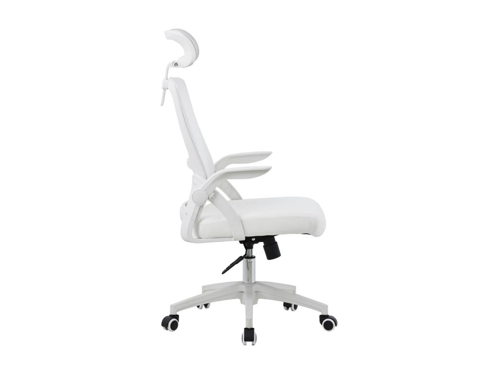 Office chair with headrest - Bohometop - White 00183ZAHC