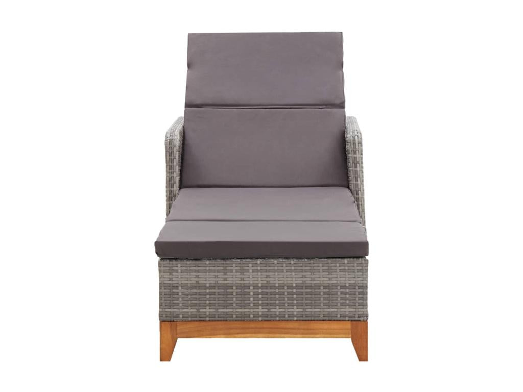 Brown resin sun lounger/deckchair 200x70x30 cm 02 0012917 12504KDWK