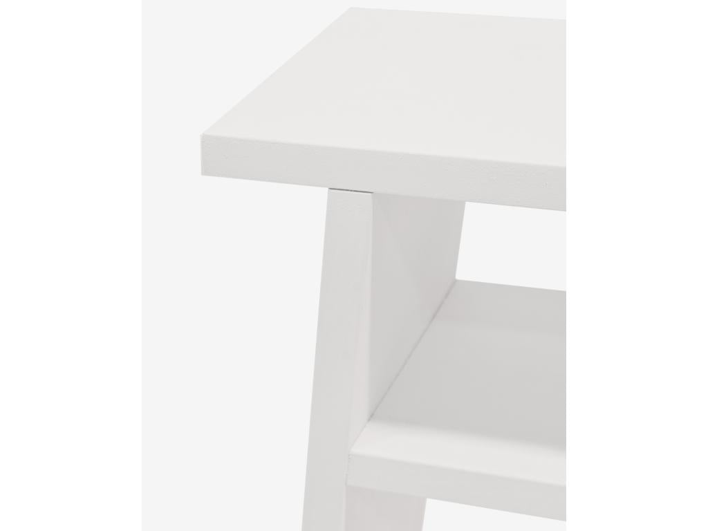 White pine wood bedside table 20x60cm - Bohometop 89418WQAH