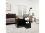 Nesting tables, 3 pieces, Black Chipboard 55960GDXX