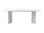 Bohometop - Wooden Dining Table for 6 People - Greige 66272ZGNF