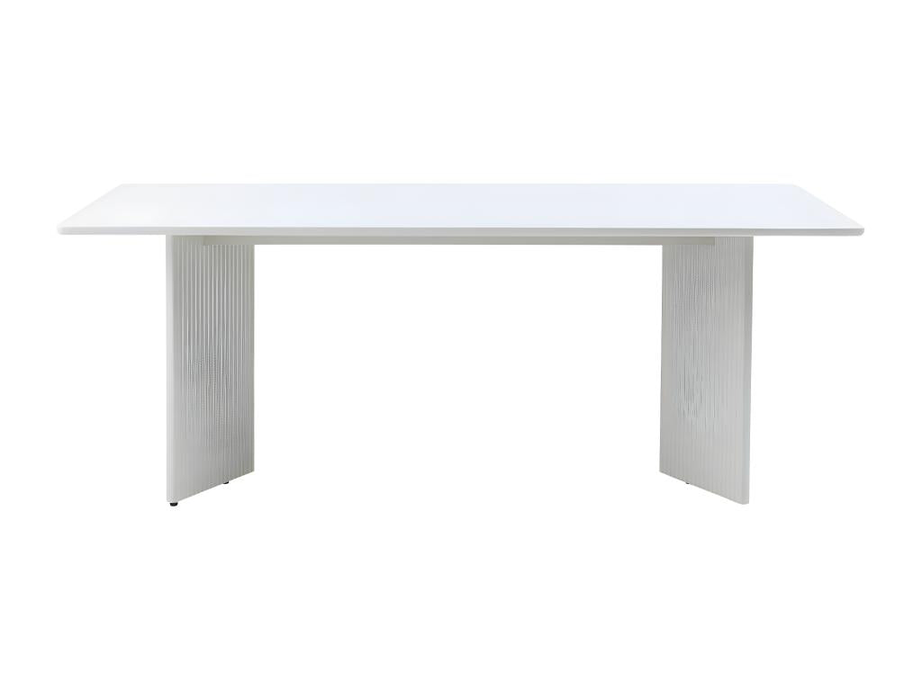 Bohometop - Wooden Dining Table for 6 People - Greige 66272ZGNF