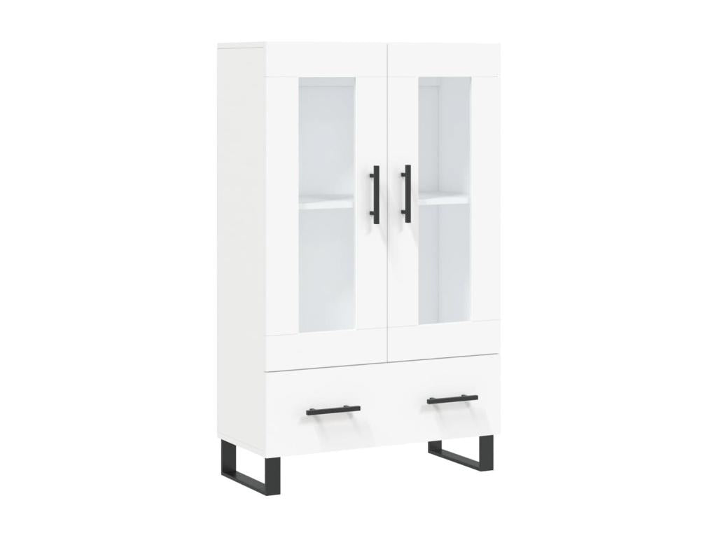 White tall sideboard 69.5x31x115 cm engineered wood 46046RIOA