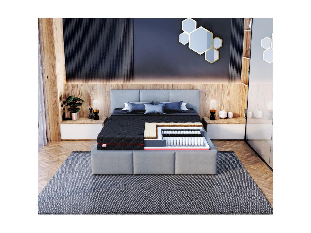 Bohometop Mattress - Memory Foam - Latex - Pocket Springs - 22 cm Thick 90x190 cm 31632YDYF