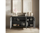Bohometop 74004EQLI 3-Door Buffet in Lead/Slate/Clay