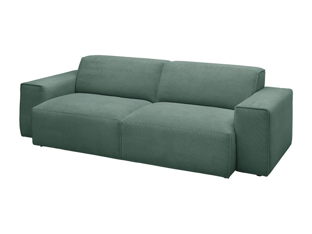 Sofa - emerald green corduroy - Bohometop 82681JBRL