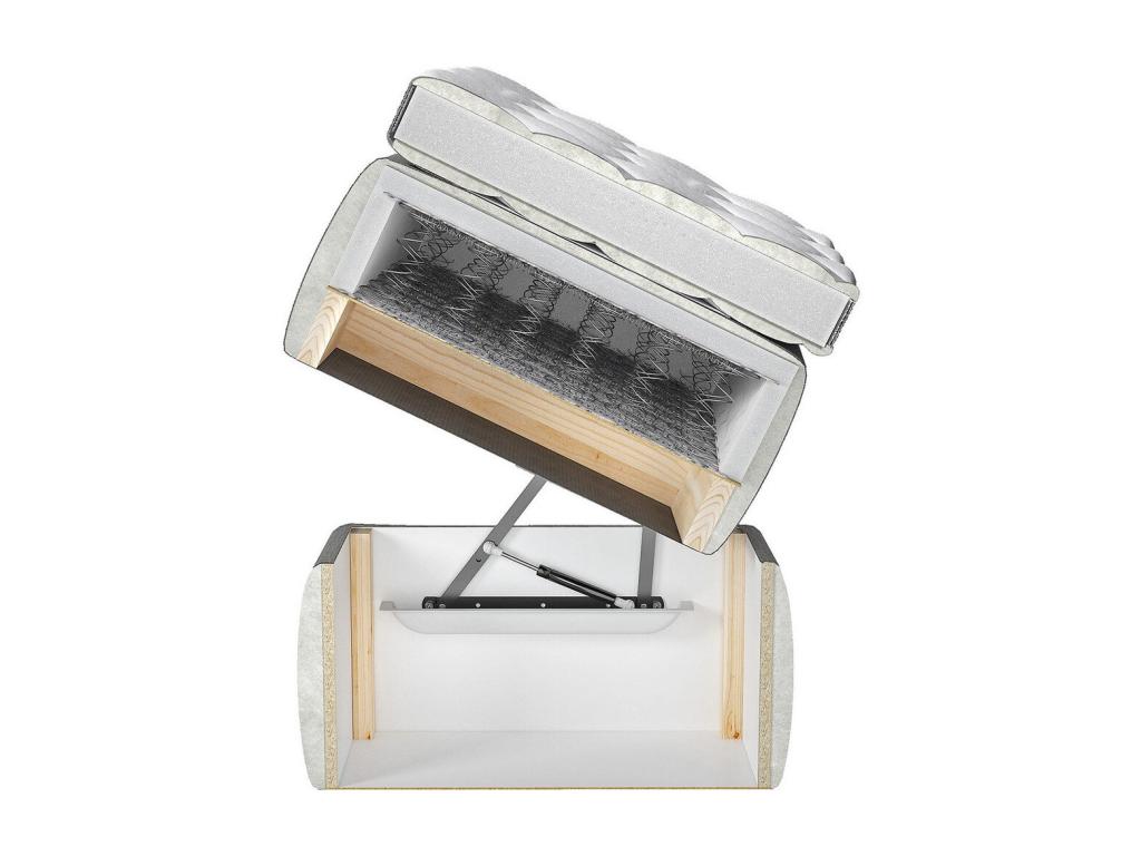 Continental bed Bohometop 156 Double Continental Gray 140x200 Tapestry 148x210cm 59527IBIK