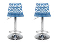 Set of 2 Bohometop Bar Stools - Polypropylene - Prussian Blue 31915VZJZ