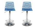 Set of 2 Bohometop Bar Stools - Polypropylene - Prussian Blue 31915VZJZ