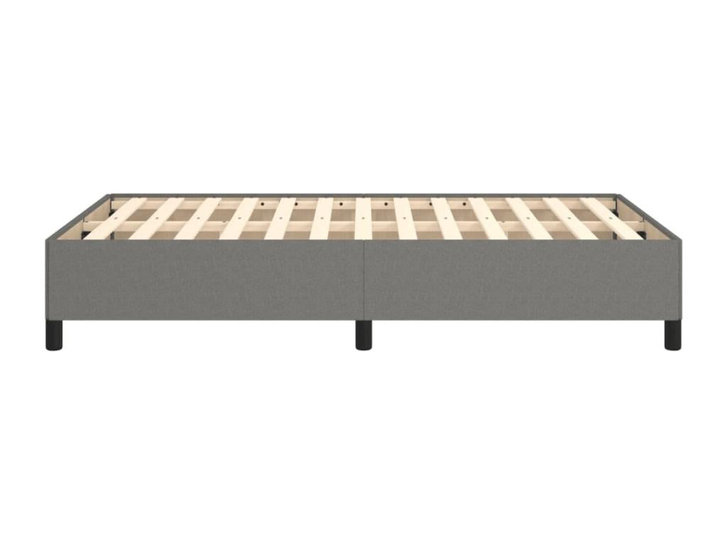 Dark gray bed frame 120x190 cm fabric 11590DXRP