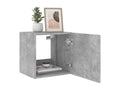 Bohometop 2-piece wall-mounted TV unit and LED light, concrete grey, 40.5x35x40 cm, 32115NSSK