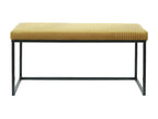 Bohometop - Bench with Mustard Yellow Corduroy Seat 42989JXBH