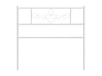 White metal headboard 80cm 13838YHHR