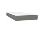 Bohometop bed base and mattress, dark grey, 90x190 cm, fabric, 46980QPPV
