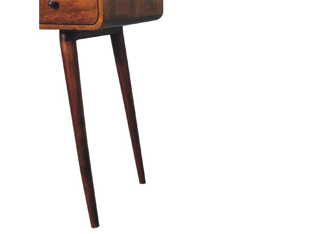 Curved Chestnut Desk 45196QKYM