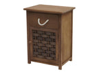 Bohometop-K83 Dark Brown Poly Rattan Chest of Drawers 82633ITSG