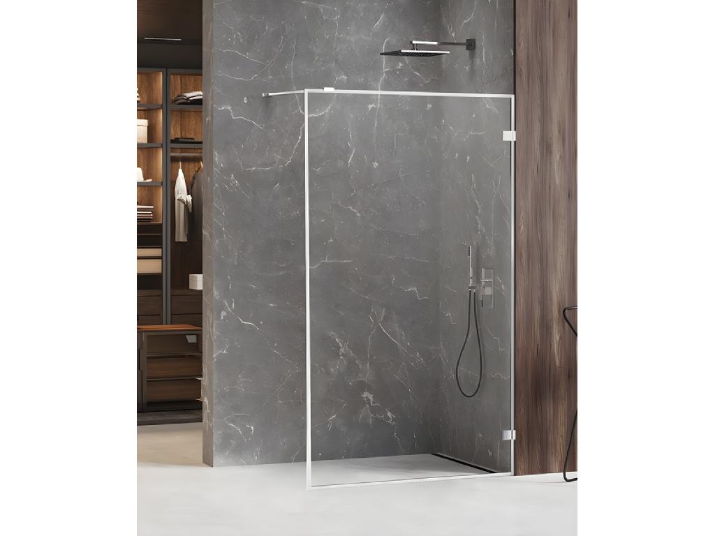 Bohometop walk-in shower enclosure with frame, 70 cm, Bohometop 58262AOOU