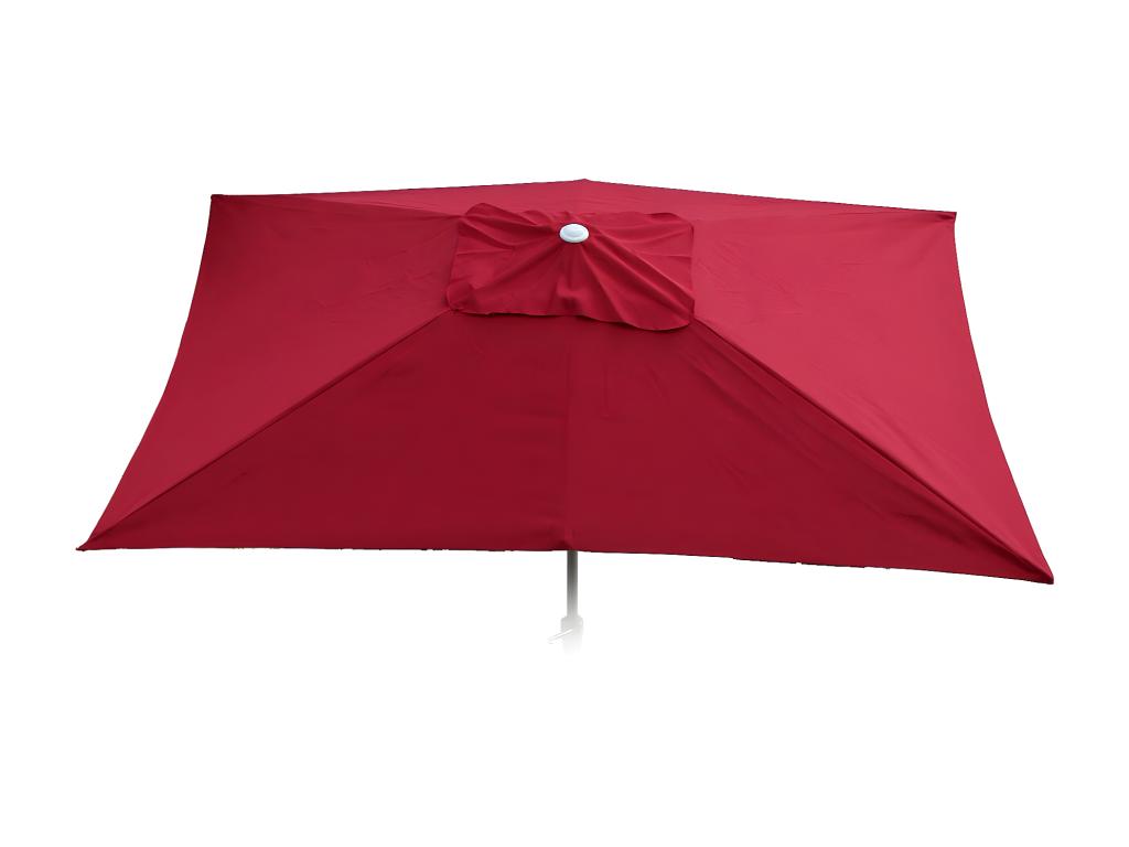 Replacement cover for N23 parasol - replacement cover for parasol - 2x3m rectangular fabric/textile 4-5kg UV 50 - burgundy 00969RMRU