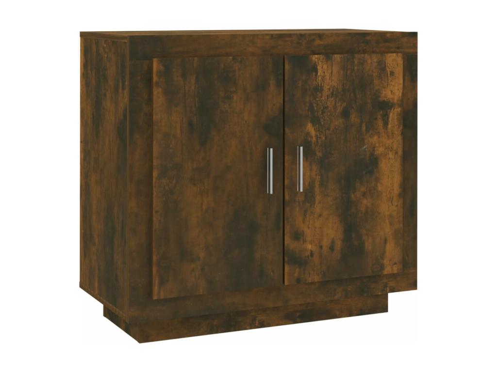 Smoked Oak Sideboard 80x40x75 cm Engineered Wood 19221JWYV