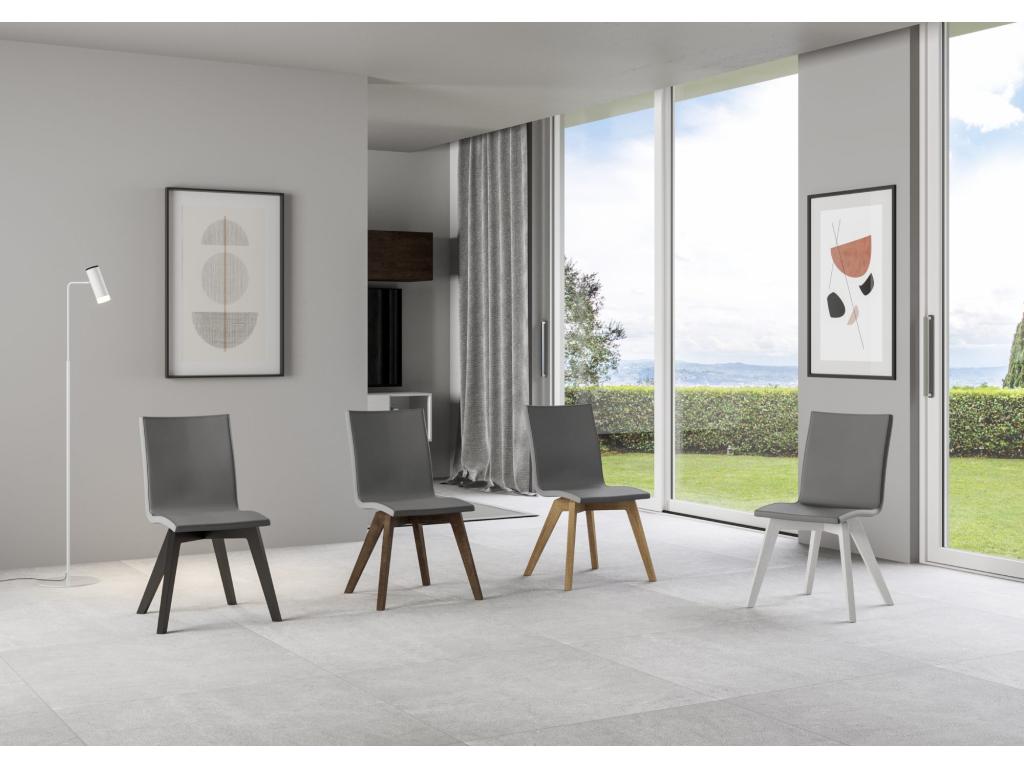 Bohometop Chair, Anthracite Legs, Grey Cushion, 11 40856CVSQ